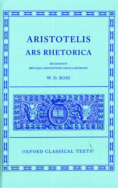 Book cover of: Aristotle Ars Rhetorica. By: Aristotle