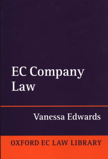 Book cover of: EC Company Law