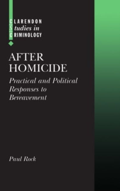 Book cover of: After Homicide