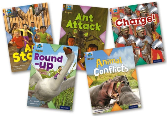 Book cover of: Project X Origins: Brown Book Band, Oxford Level 11: Conflict: Mixed Pack of 5. By: Anthony McGowan