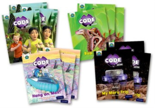 Book cover of: Project X CODE Extra: Yellow Book Band, Oxford Level 3: Bugtastic and Galactic Orbit , Class pack of 12. By: Jan Burchett