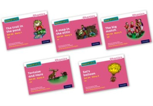 Book cover of: Read Write Inc. Phonics: Pink Set 3A Storybooks Mixed Pack of 5. By: Cynthia Rider