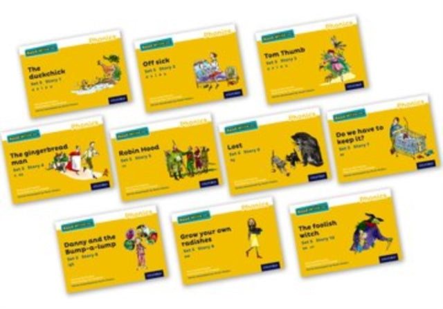 Book cover of: Read Write Inc. Phonics: Yellow Set 5 Core Storybooks (Mixed Pack of 10). By: Gill Munton