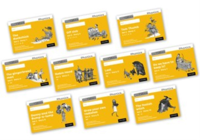 Book cover of: Read Write Inc. Phonics: Yellow Set 5 Core Black & White Storybooks (Mixed Pack of 10)