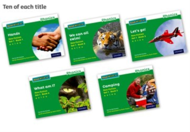 Book cover of: Read Write Inc. Phonics: Green Set 1 Non-fiction books (Pack of 50). By: Gill Munton