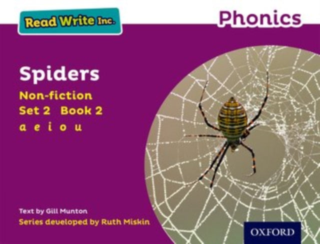 Book cover of: Read Write Inc. Phonics: Spiders (Purple Set 2 Non-fiction 2). By: Gill Munton