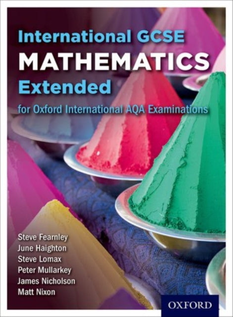 Book cover of: OxfordAQA International GCSE Mathematics Extension (9260). By: June Haighton