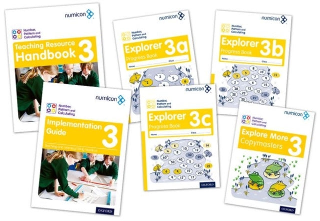 Book cover of: Numicon: Number, Pattern and Calculating 3 Easy Buy Pack. By: Tony Wing