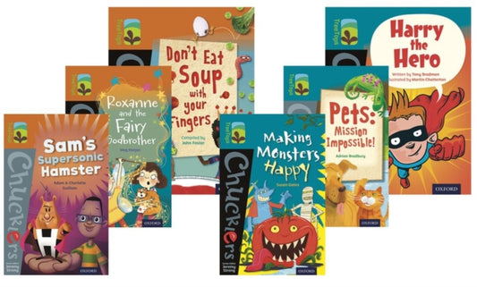 Book cover of: Oxford Reading Tree TreeTops Chucklers: Oxford Level 8-9: Pack of 6. By: Jeremy Strong