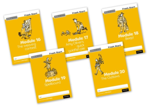 Book cover of: Read Write Inc. Fresh Start: Modules 16-20 - Mixed Pack of 5. By: Ruth Miskin