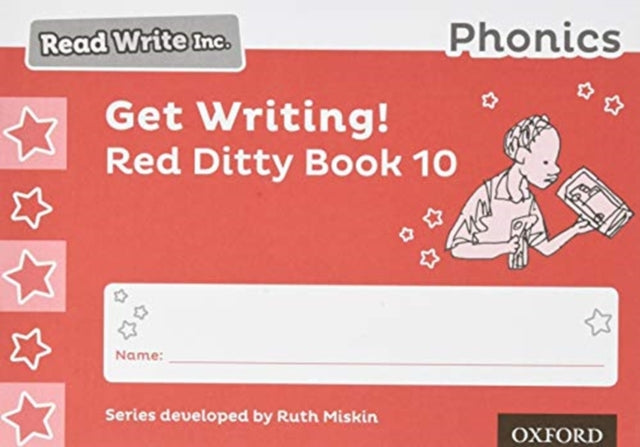 Book cover of: Read Write Inc. Phonics: Get Writing! Red Ditty Book 10 Pack of 10. By: Ruth Miskin