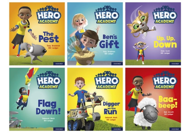 Book cover of: Hero Academy: Oxford Level 4, Light Blue Book Band: Mixed pack. By: Bill Ledger