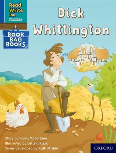 Book cover of: Read Write Inc. Phonics: Dick Whittington (Blue Set 6 Book Bag Book 9). By: Ruth Miskin