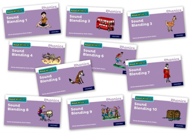 Book cover of: Read Write Inc. Phonics: Sound Blending Books (Mixed Pack of 10). By: Ruth Miskin