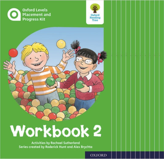 Book cover of: Oxford Levels Placement and Progress Kit: Workbook 2 Class Pack of 12. By: Alex Brychta