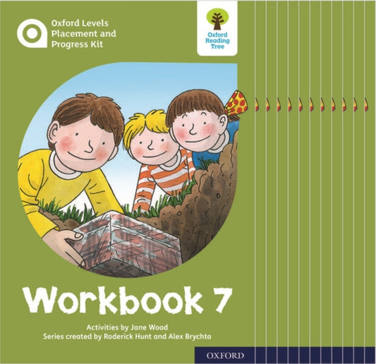 Book cover of: Oxford Levels Placement and Progress Kit: Workbook 7 Class Pack of 12. By: Alex Brychta