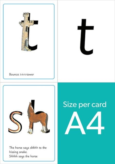 Book cover of: Read Write Inc. Phonics: Set 1 Speed Sounds Cards (A4). By: Ruth Miskin