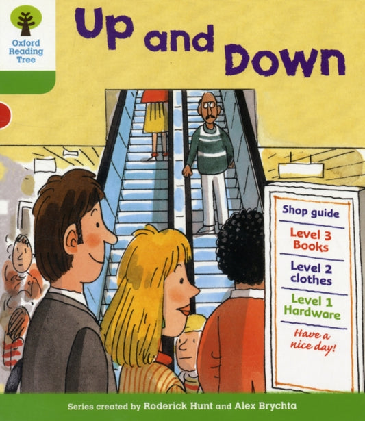 Book cover of: Oxford Reading Tree: Level 2: More Patterned Stories A: Up and Down. By: Roderick Hunt