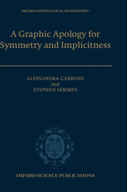 Book cover of: Graphic Apology for Symmetry and Implicitness. By: Alessandra Carbone