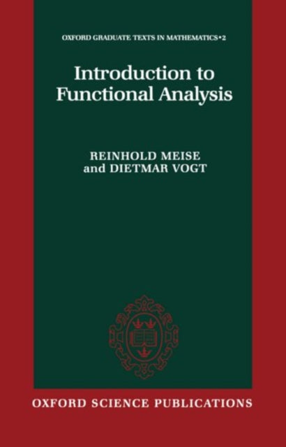 Book cover of: Introduction to Functional Analysis