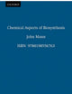 Book cover of: Chemical Aspects of Biosynthesis. By: J. Mann