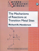 Book cover of: Mechanisms of Reactions at Transition Metal Sites. By: Richard A. Henderson