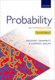 Book cover of: Probability. By: Geoffrey Grimmett