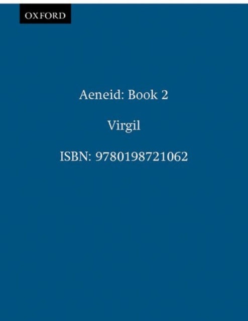 Book cover of: Aeneid: Book 2