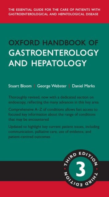 Book cover of: Oxford Handbook of Gastroenterology & Hepatology. By: Stuart Bloom