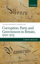 Book cover of: Corruption, Party, and Government in Britain, 1702-1713. By: Aaron Graham