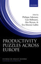 Book cover of: Productivity Puzzles Across Europe. By: Philippe Askenazy