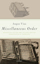 Book cover of: Miscellaneous Order. By: Angus Vine