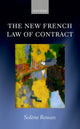 Book cover of: New French Law of Contract. By: Solène Rowan