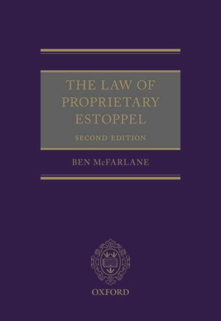 Book cover of: Law of Proprietary Estoppel. By: Ben McFarlane