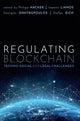 Book cover of: Regulating Blockchain. By: Ioannis Lianos