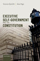 Book cover of: Executive Self-Government and the Constitution
