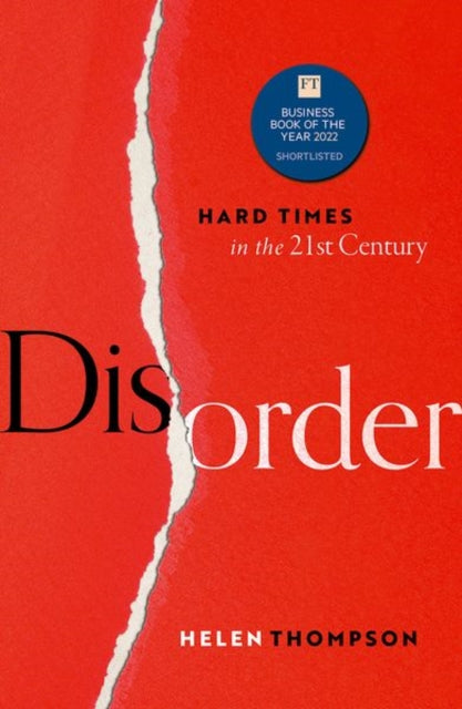 Book cover of: Disorder. By: Helen Thompson