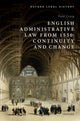 Book cover of: English Administrative Law from 1550. By: Paul Craig