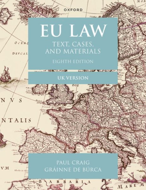 Book cover of: EU Law. By: Paul Craig