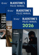 Book cover of: Blackstone's Police Manuals 2026 Three Volume Set