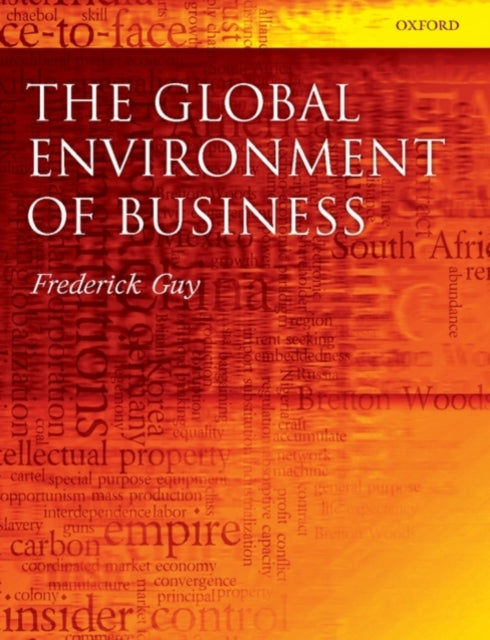 Book cover of: Global Environment of Business. By: Frederick Guy