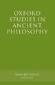 Book cover of: Oxford Studies in Ancient Philosophy XXXIII. By: David Sedley