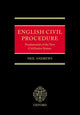 Book cover of: English Civil Procedure. By: Neil Andrews