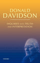 Book cover of: Inquiries into Truth and Interpretation. By: Donald Herbert Davidson