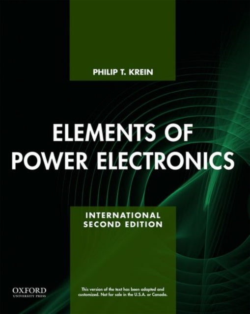 Book cover of: Elements of Power Electronics. By: Philip T. Krein