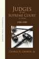 Book cover of: Judges of the Supreme Court of India. By: George H. Gadbois