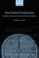 Book cover of: Nonverbal Predication