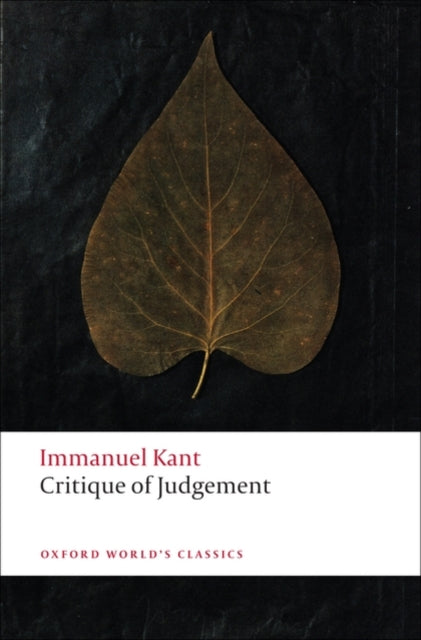 Book cover of: Critique of Judgement