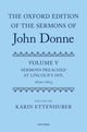 Book cover of: Oxford Edition of the Sermons of John Donne. By: Katrin Ettenhuber