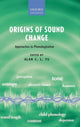 Book cover of: Origins of Sound Change